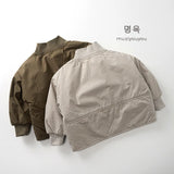  MQTIME  -  Winter New Children Plus Velvet Thick Sweatshirt Boys Girls Cotton Padded Jacket Kids Casual Sweatshirt Baby Fleece Tops