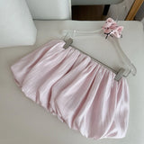  MQTIME  -  Streetwear Fairy Summer Mini Pleated Skirts Women High Waist A-line Sweet Solid Harajuku Jupe Y2k Aesthetic Grunge Skirt