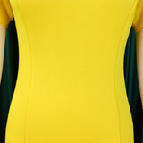 MQTIME  -  Summer New Elegant Bodycon Dresses Women Square Neck Ruffles Sleeve Sheath Package Hips Business Work Dresses
