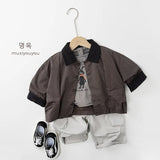 MQTIME  -  Spring New Children Casual Pants Girls Vintage Cargo Pants Solid Baby Boy Harem Pants Kids Trousers Infant Clothes