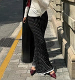 MQTIME  -  Autumn Fashion Polka Dot Slim Skirt for Women Temperament Commuting Female Elegant Sweet Skirts