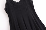  MQTIME  -  Women's Vintage Embroidery Off-Shoulder Mini Suspender Dress Summer Sexy Elegant Street Holiday Clothing