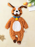 MQTIME  -  Toddler Cat Costume Lovely Short Sleeve Button-up Hooded  Baby Romper Sweet Halloween Animal Outfit
