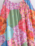 MQTIME  -  A-line Boho Dress Strapless Printed Summer Dress Femme Rayon Floral Straight Chic Maxi Dress Straps Holiday Vestidos