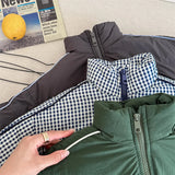 MQTIME  -  Winter New Children Long Sleeve Warm Letter Coat Plus Velvet Thick Boys Down Jackets Baby Girls Padded Jacket Kids Clothes