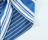 MQTIME  -  European and American style summer new women's clothing style simple sleeveless slim fit linen striped strapless top