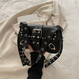 MQTIME  -  women's bag motorcycle bag leopard print crossbody bags y2k designer bag women's bags trend new in high end bag novelty