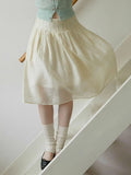 MQTIME  -  spring and summer sweet beautiful women's college style skirt