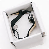 MQTIME  -  Rhinestone High Heels Summer New Sexy and Versatile One-line Open Toe Stiletto Heeled Sandals