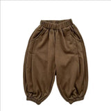  MQTIME  -  Autumn New Children Casual Pants Cotton Girls Sweat Pants Solid Boys Loose Trousers Kids Harem Pants Baby Clothes