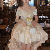 MQTIME  -  Handmade High Quality French Sweet Lolita Princess Mini Birthday Party Wedding Dresses Photography Clothing Coronation Dress
