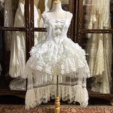 MQTIME  -  Girls Birthday Lolita Tutu Dress Trailing Princess Adult Party Dress Women Wedding High Quality Dress Photography Clothes