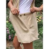 Mqtime Maternity Jumpsuits Knee-length Plus Size Summer Fashion Pregnant Woman Rompers Solid Color Pregnancy Overalls Cotton Clothes