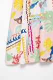 MQTIME  -  Beach Style Dress Sets Femme Floral Printing Crop Top Maxi Skirts Two Pieces Outfits Ethnic Camis Vestidos Boho Suits