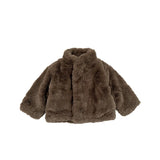 MQTIME  -  Boys' Coat Autumn and Winter New Children's Wear Korean Style Boys and Girls Foreign Style Fur Integrated Velvet Warm Coat