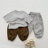  MQTIME  -  Autumn New Children Casual Pants Cotton Girls Sweat Pants Solid Boys Loose Trousers Kids Harem Pants Baby Clothes