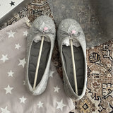 MQTIME  -  Star Embroidered Ballet Shoes for Women New Casual Sports Bow Shallow Single Shoes Women Bow Ballet Flats Soft Cotton Shoes