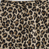 MQTIME  -  Women Animal Print Straight Leg Pants Fashion Slim Fit Trousers with Zipper Detail for Casual Streetwear