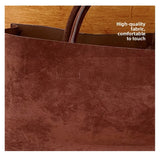 MQTIME  -  Faionable Large Capaci Commuter Suede Tote Bag Dongda Gate New Soft PU Handbag Casual Youth Sle Trendy Tot Bag