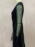 MQTIME  -  Women Long Dress Sexy Flare Sleeve Lace Embroidery Dresses Elegant High Waist Night Vestidos Female Party Evening Maxi Dress