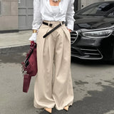 MQTIME  -  Design Sense, High Waisted Temperament, Floor Length Casual Pants, Autumn Fashion New Pants for Women