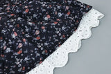 MQTIME  -  Summer Vintage Lace Print Dress Sexy High Waist Mini A Line Dresses For Woman Elegant Street Chic Puff Sleeve Holiday Dress