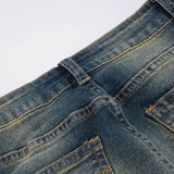  MQTIME  -  Y2k Low Rise Flared Jeans Woman Aesthetic 2000s Clothes Retro Casual  Denim Trousers All Match Bottom Streetwear Pants