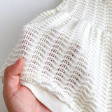 MQTIME  -  Summer Newborn Infant Baby Girls Hollow Out Knit Thin Muslin Dresses Ventilate Skirt Kids Onepiece Fashion Baby Clothing