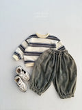  MQTIME  -  Autumn New Children Striped Sweatshirt Long Sleeve Boys Girls Cotton Pullover Loose Kids Casual Sweatshirt Baby Clothes