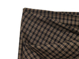  MQTIME  -  Elegant Plaid Long Skirts For Women Fashion Ruched New High Waist Midi Skirt High Street Casual Chic Party Skirts Mujer ﻿ ﻿