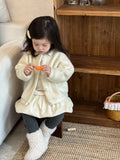  MQTIME  -  Winter New Girls Warm Coat Long Sleeve Solid Children Jacket Princess Cute Baby Girl Fleece Coat Fashion Kids Clothes