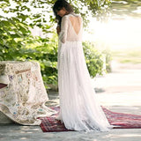 MQTIME  -  White Sexy Maternity Dresses For Photo Shoot Lace Fancy Pregnancy Dress Photography Props Flare Sleeve Pregnant Women Maxi Gown