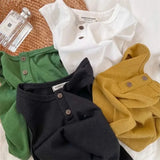 MQTIME  -  Summer New Children Sleeveless T Shirts Solid Color Girls Cotton Breathable Vest Kids Tops Boys Tee Baby Clothes