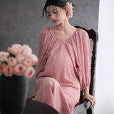MQTIME  -   Pregnant Women Photo Shoot Dress Pink Maternity Gown for Studio Photography Sweet Outfits for Mothers Maternity Clothing