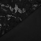 MQTIME  -  Lace Patchwork Bodycon Camisole Maxi Dress Women Fashion Spaghetti Straps Backless Slim Birthday Party Long Robe Evening Gown