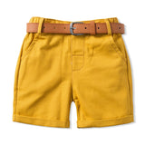 MQTIME  -  Birthday Suit For 1 2 3 4 5 6 Years Boys Kids Summer Cotton Clothes Crown Printed T-shirt Yellow Shorts 4 PCS Casual Outfit