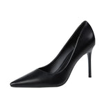 MQTIME  - 2024 trend black elegant heeled sandals thin heels women pump