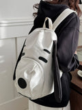 MQTIME  -  Cute Little Dog Canvas Bapa Portable Travel Bag Korean Sle Student Fem oulder Bag Large Capaci Foldable Bapa