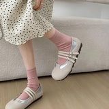 MQTIME  -  New Women Mary Jane Shoes Fashion Ladies Shallow Soft Sole Non Slip Shoes Women's Comfort Walk Flats Shoes