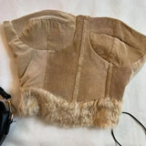 MQTIME  -  Y2K Knitted Splicing Short Skirt Two Piece Set Women Knitted Long Sleeved Sweater Cute Bow Mini Pleated Skirt Autumn Winter Suit