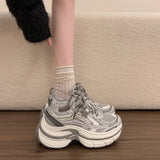 MQTIME  -  Spring Autumn New Mesh Casual Women's Sneakers Thick Soled Casual Loafers Lightweight Breathable Women Shoes Zapatos Para Mujer