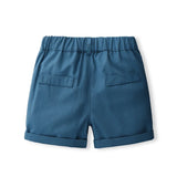 MQTIME  -  3Piece Summer Kids Clothes Boys Korean Fashion Gentleman Tie Print Cotton Short Sleeve Tops+Shorts Baby Boutique Clothing