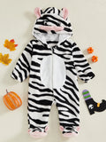 MQTIME  -  Adorable Toddler Hooded  Stylish Halloween Tiger Outfit Cozy Long Sleeve Playsuit Costume for Babies