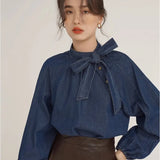 MQTIME  -  Simple And Casual Versatile Solid Color Shirt For Women In Spring And Autumn, New Lapel Single Breasted Pocket Shirt