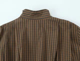  MQTIME  -  Chic Fashion Simple Style Check Shirts for Women 2026 New Long Sleeve Bow Women's Casual Loose Shirt And Blouse Woman Tops