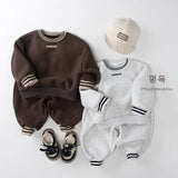  MQTIME  -  Winter New Children Long Sleeve Fleece Sweatshirt Boys Girls Warm Pullover Baby Casual Tops Kids Plus Velvet Sweatshirt