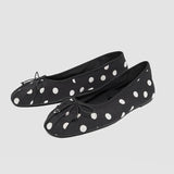 MQTIME  -  New Women Bow Ballet Shoes Fashion Square Head Casual Shoes for Women Sweet Party Wedding Shoe Designer Shoes Zapatos Mujer