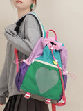 MQTIME  -  Large Capaci Women's Hiking Travel Bapa Lightweight Dual oulder Bag Outdoor Sports Color Blo Design Youth...