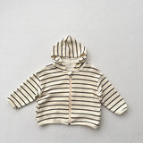  MQTIME  -  Autumn New Children Long Sleeve Coat Boys Zipper Jacket Baby Hooded Tops Girls Casual Sweatshirt Cardigan Kids Clothes