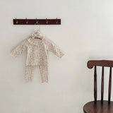 MQTIME  -  Spring New Baby Long Sleeve Clothes Set Infant Girls Floral Tops +Leggings +Headband 3PCS Suit Cotton Toddler Outfits